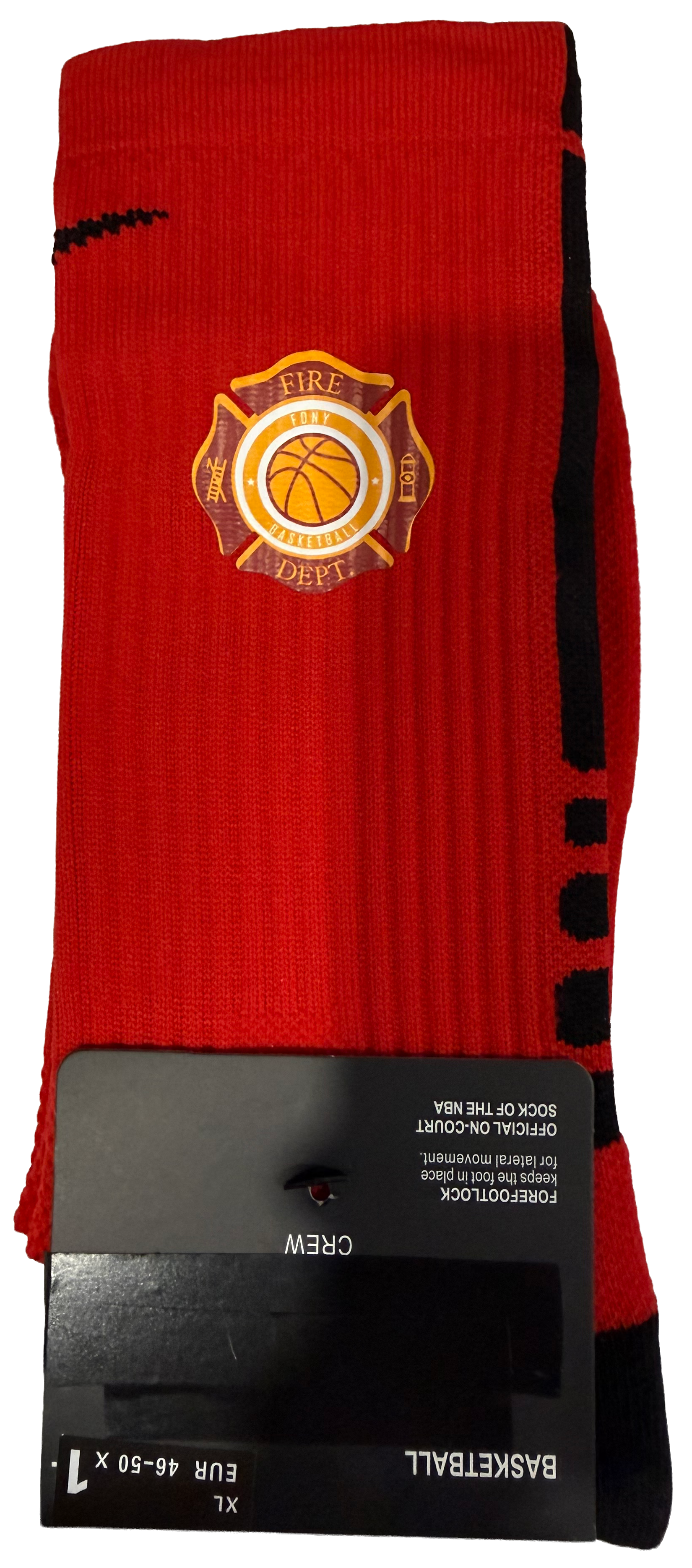 FDNY Basketball Socks