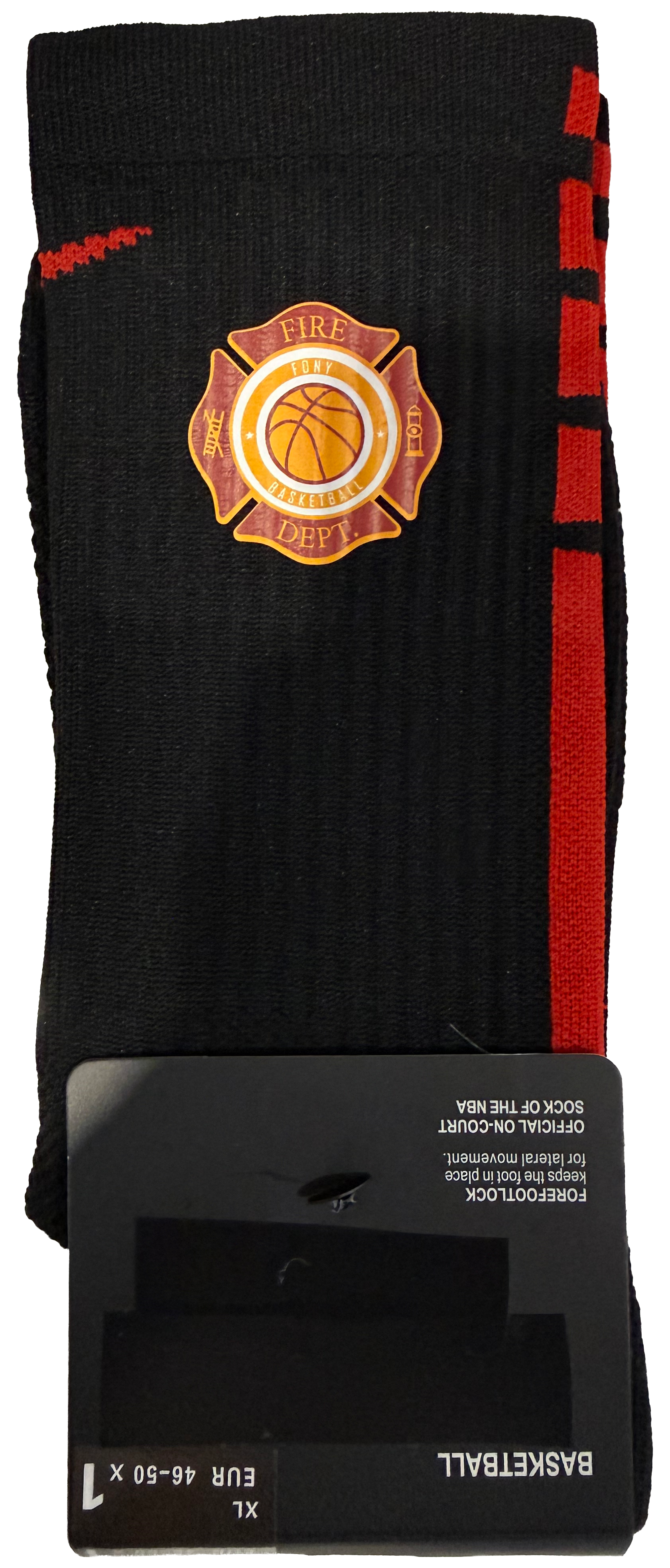 FDNY Basketball Socks