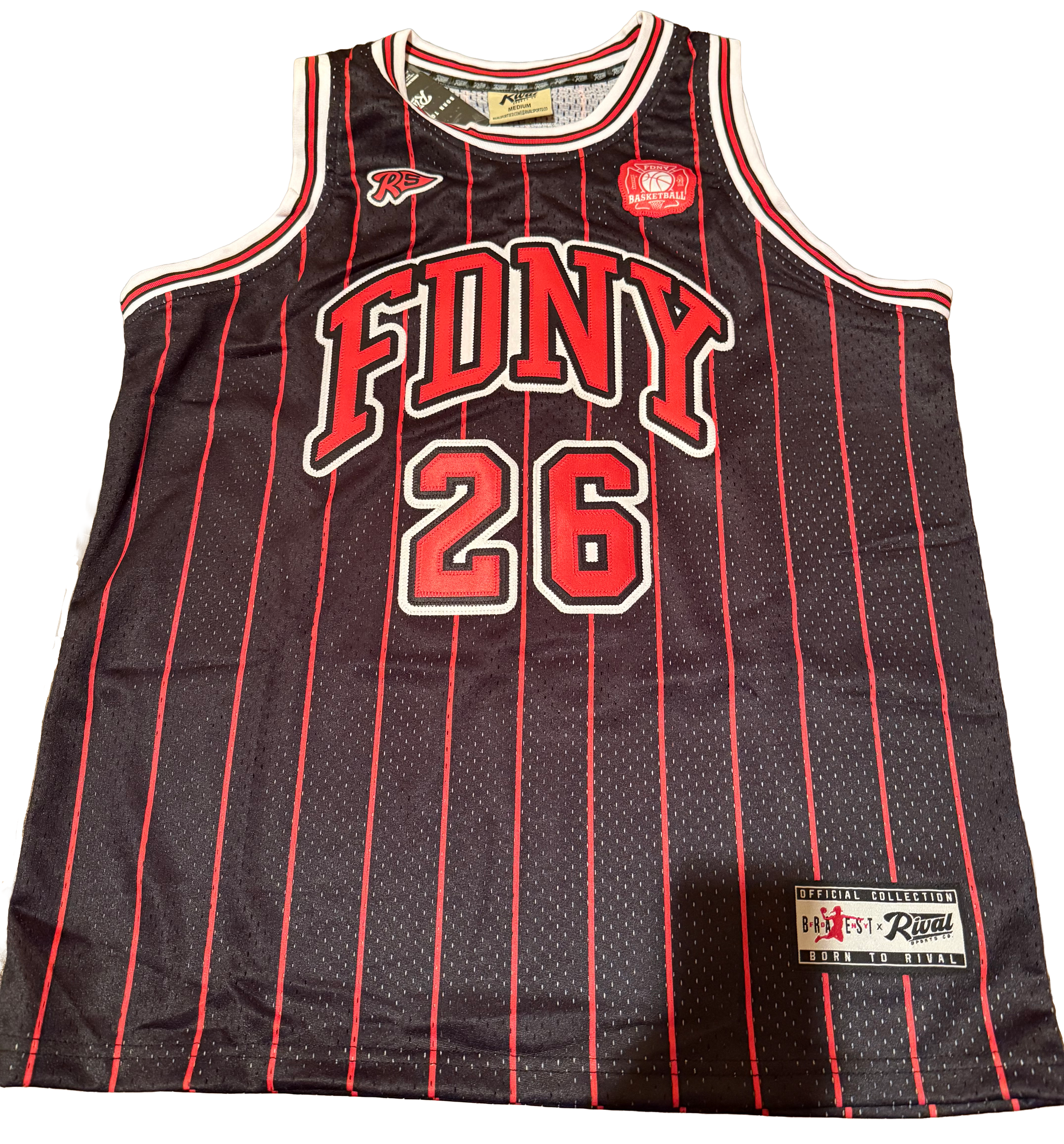 FDNY Basketball Jersy